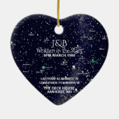 Star Map en Photo Ornament (Achterkant)