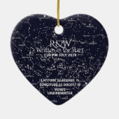Star Map en Photo Ornament (Achterkant)
