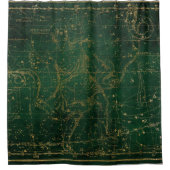 Star Map Shower Curtain Douchegordijn (Voorkant)
