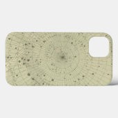 Star map - South polar region Case-Mate iPhone Case (Achterkant (horizontaal))