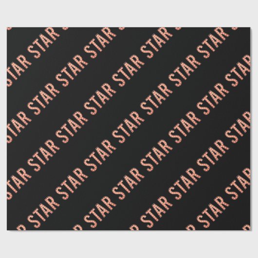 STAR-markeringslichten Cadeaupapier (Vlak)