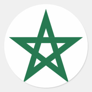 Star Marokko, Marokko Ronde Sticker
