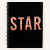 STAR Marquee Lights Spiral Notitieboek (Voorkant)
