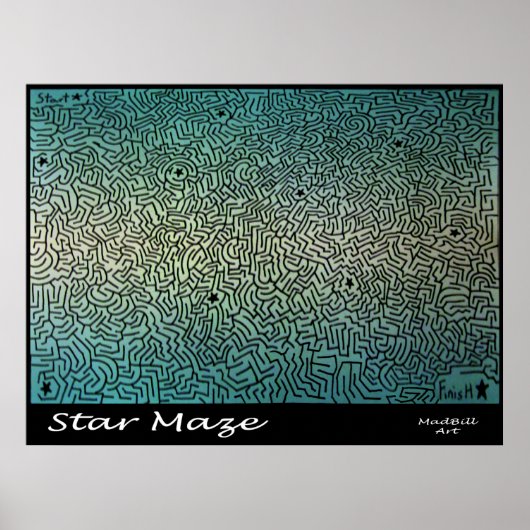 Star Maze Poster (Voorkant)