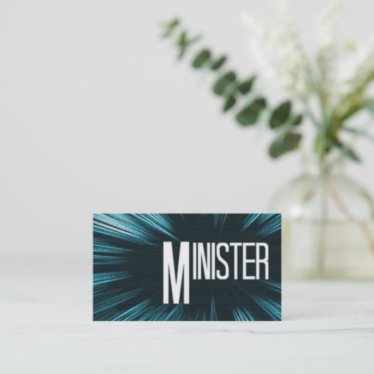 Star Minister Visitekaartje (Staand voorkant)