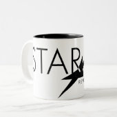 STAR-Mok Tweekleurige Koffiemok (Voorkant links)