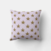 Star Monogram Initiaal Bloemen Natuur Home Decor Kussen (Achterkant)