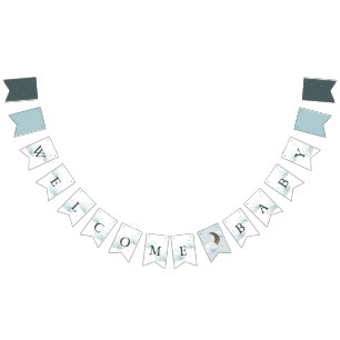 Star Moon & Cloud Welkom Baby Bunting Vlaggen Vlaggetjes