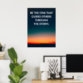 Star Motivation Poster (Thuiskantoor)
