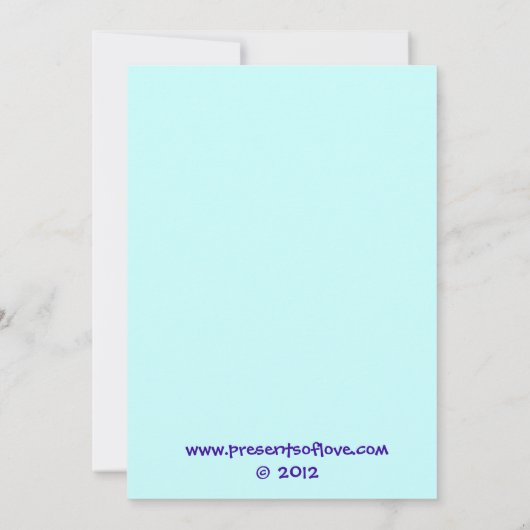 Star Musical Note Music Overweging Invite Kaart (Achterkant)