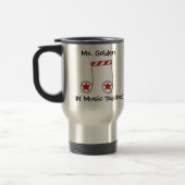 Star Musical Note Music Teacher Gift Reisbeker (Links)