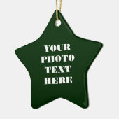 Star Name Ornament - Keramisch gepersonaliseerd (Links)