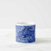 Star Navy Blue Digital Camouflage Espresso Kop (Voorkant)