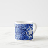 Star Navy Blue Digital Camouflage Espresso Kop (Voorkant rechts)