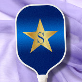 Star Navy Blue Pickleball Star-logo Paddle