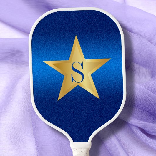 Star Navy Blue Pickleball Star-logo Paddle
