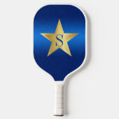 Star Navy Blue Pickleball Star-logo Pickleball Paddle (Achterkant)
