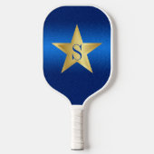 Star Navy Blue Pickleball Star-logo Pickleball Paddle (Voorkant)