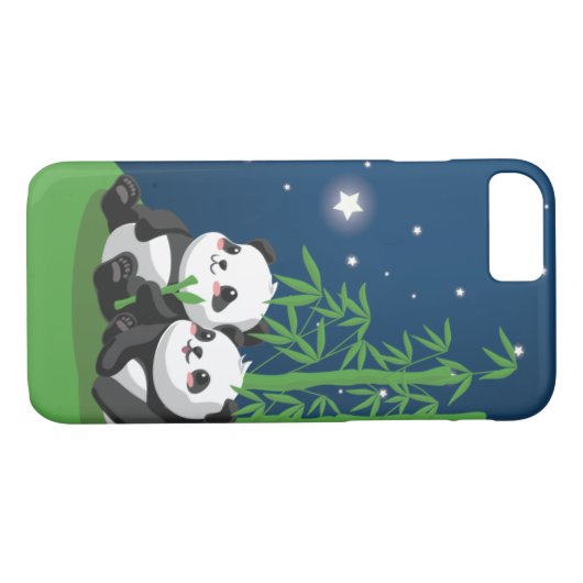 Star Night Panda Case-Mate iPhone Case (Achterkant (Horizontaal))