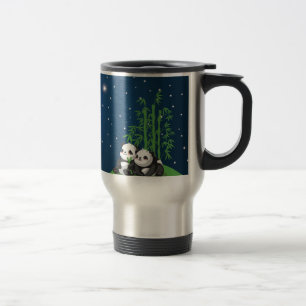 Star Night Panda Reisbeker