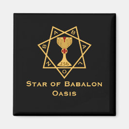 Star of Babalon Gold Logo Magnets Magneet
