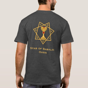 Star of Babalon Gold Logo Twice T-shirt