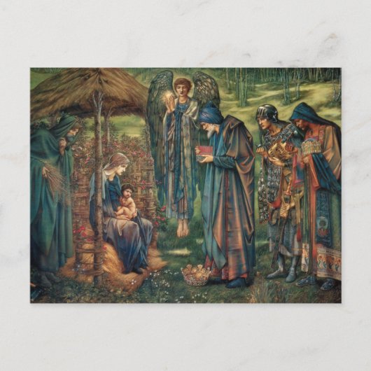 Star of Bethlehem (door Edward Burne-Jones) Briefkaart (Voorkant)