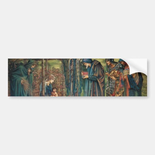 Star of Bethlehem (door Edward Burne-Jones) Bumpersticker (Voorkant)