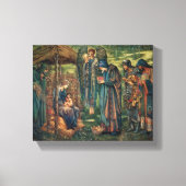 Star of Bethlehem (door Edward Burne-Jones) Canvas Afdruk (Voorkant)