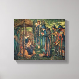 Star of Bethlehem (door Edward Burne-Jones) Canvas Afdruk