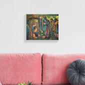 Star of Bethlehem (door Edward Burne-Jones) Canvas Afdruk (Insitu (Woonkamer))