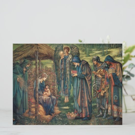 Star of Bethlehem (door Edward Burne-Jones) Kaart (Staand voorkant)