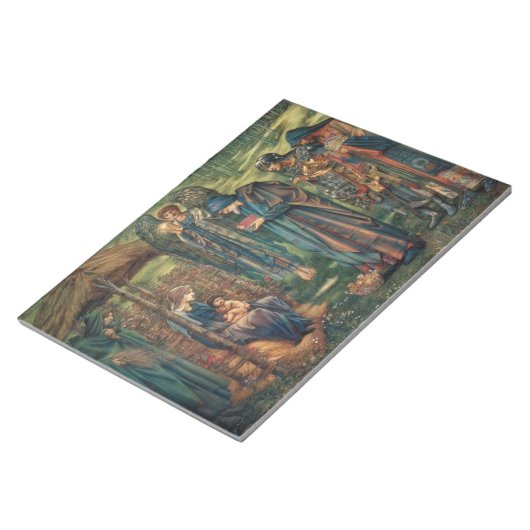 Star of Bethlehem (door Edward Burne-Jones) Notitieblok (Schuin)