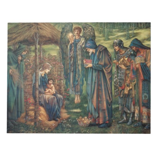 Star of Bethlehem (door Edward Burne-Jones) Notitieblok (Voorkant)