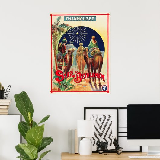  Star of Bethlehem Hollywood Silent Movie Poster (Thuiskantoor)