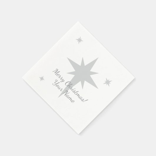 Star of Bethlehem personalized Christmas Servet (Hoek)