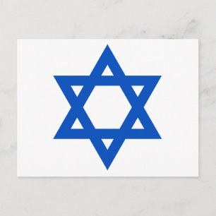 "STAR OF DAVID" BRIEFKAART
