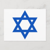 "STAR OF DAVID" BRIEFKAART (Voorkant)