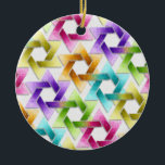 Star of David Damask Hanukkah Ornament<br><div class="desc">Holiday themed items designed by Umua. Printed and shipped by Zazzle or their affiliates.</div>
