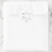 Star of David Holiday Gift Label Stickers (Tas)