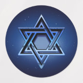 Star of David Labels (Design 2)