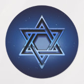 Star of David Labels (Design 1)