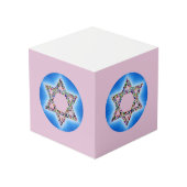 Star of David made with Gemstones Kubus (Achter hoekig)