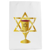 Star Of David  Medium Cadeauzakje (Voorkant)