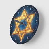 Star of David - mooie design  Ronde Klok (Hoek)