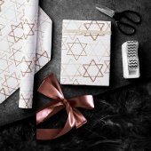 Star of David Pattern | Roos Gold Classic Eenvoudi Cadeaupapier