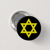 "STAR OF DAVID" RONDE BUTTON 3,2 CM (Voorkant /achterkant)