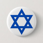 "STAR OF DAVID" RONDE BUTTON 5,7 CM (Voorkant)