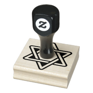 Star of David Rubber Stamp Rubberstempel