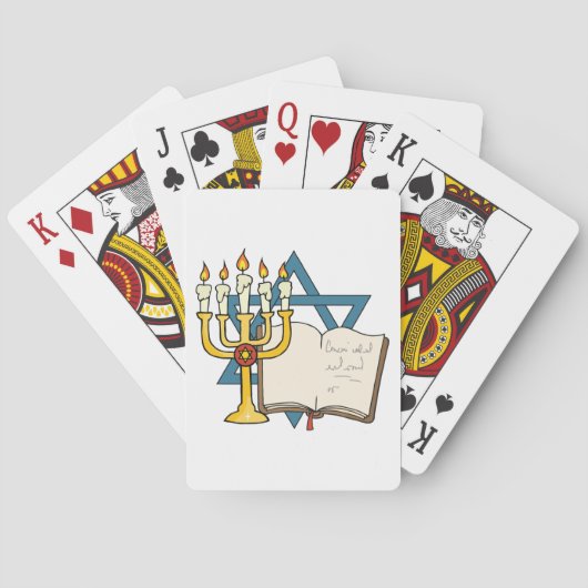 Star of David Speelkaarten (Achterkant)